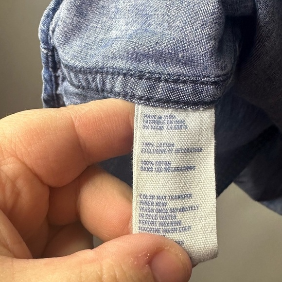 American Eagle Outfitters Denim Blue Ombre‎ Wash Jacket Womens - Picture 6 of 6